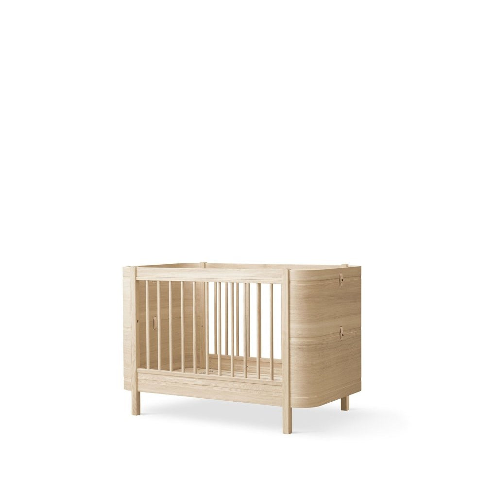 Mini+ Cot Bed - Oak – Cot Beds for children, available at Learning Bugs UK