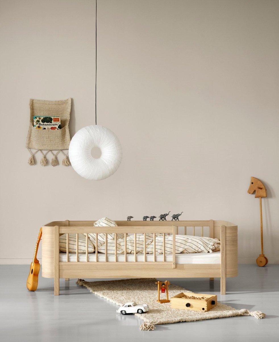 Mini+ Junior Bed - Oak – Junior Beds for children, available at Learning Bugs UK