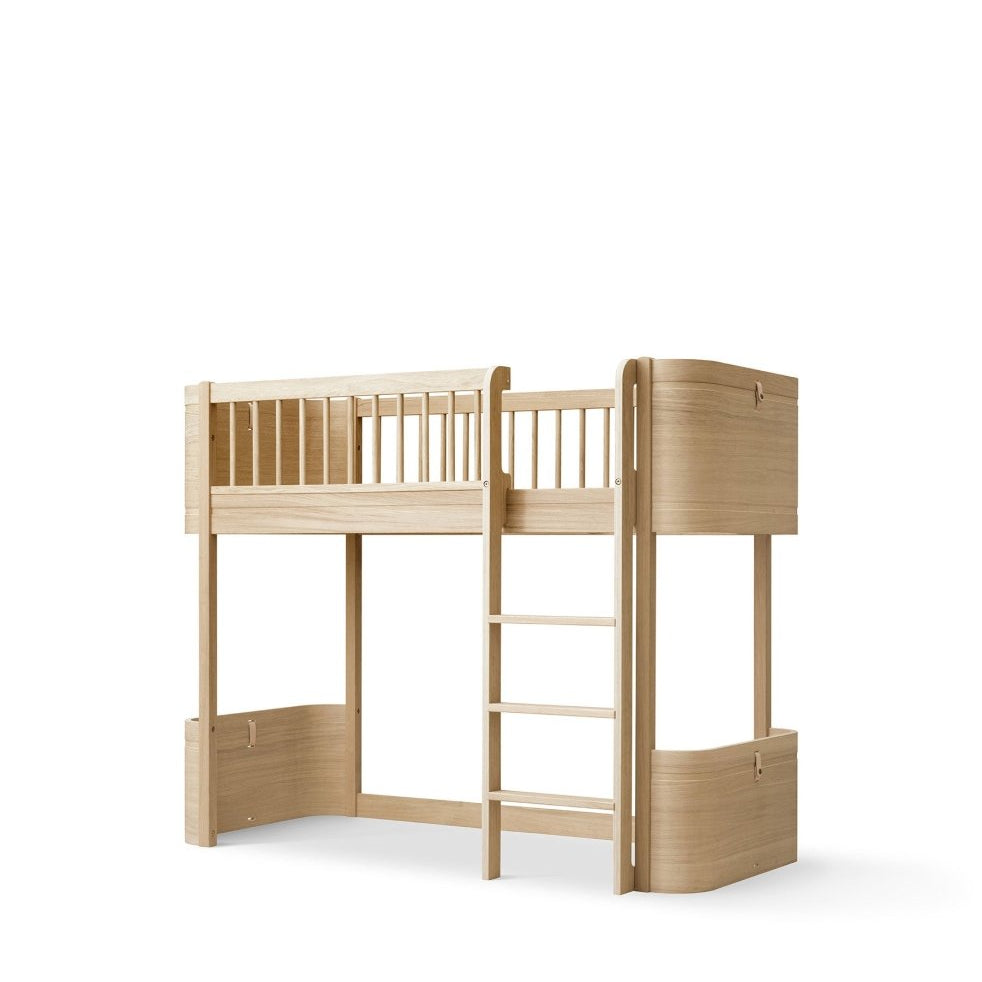 Mini+ Low Bunk Bed - Oak – Bunk Beds for children, available at Learning Bugs UK