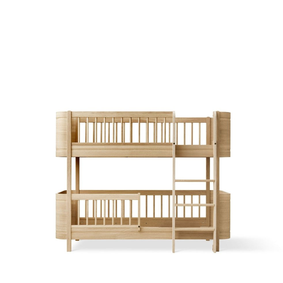 Mini+ Low Bunk Bed - Oak – Bunk Beds for children, available at Learning Bugs UK