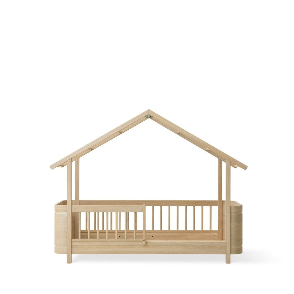 Mini+ House Bed - Oak – Single Beds for children, available at Learning Bugs UK
