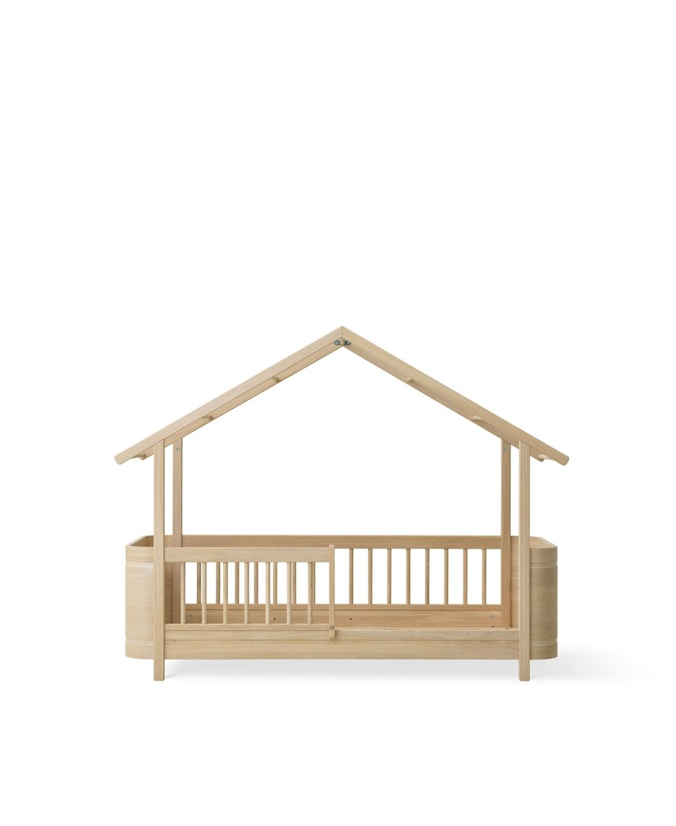 Mini+ House Bed - Oak – Single Beds for children, available at Learning Bugs UK