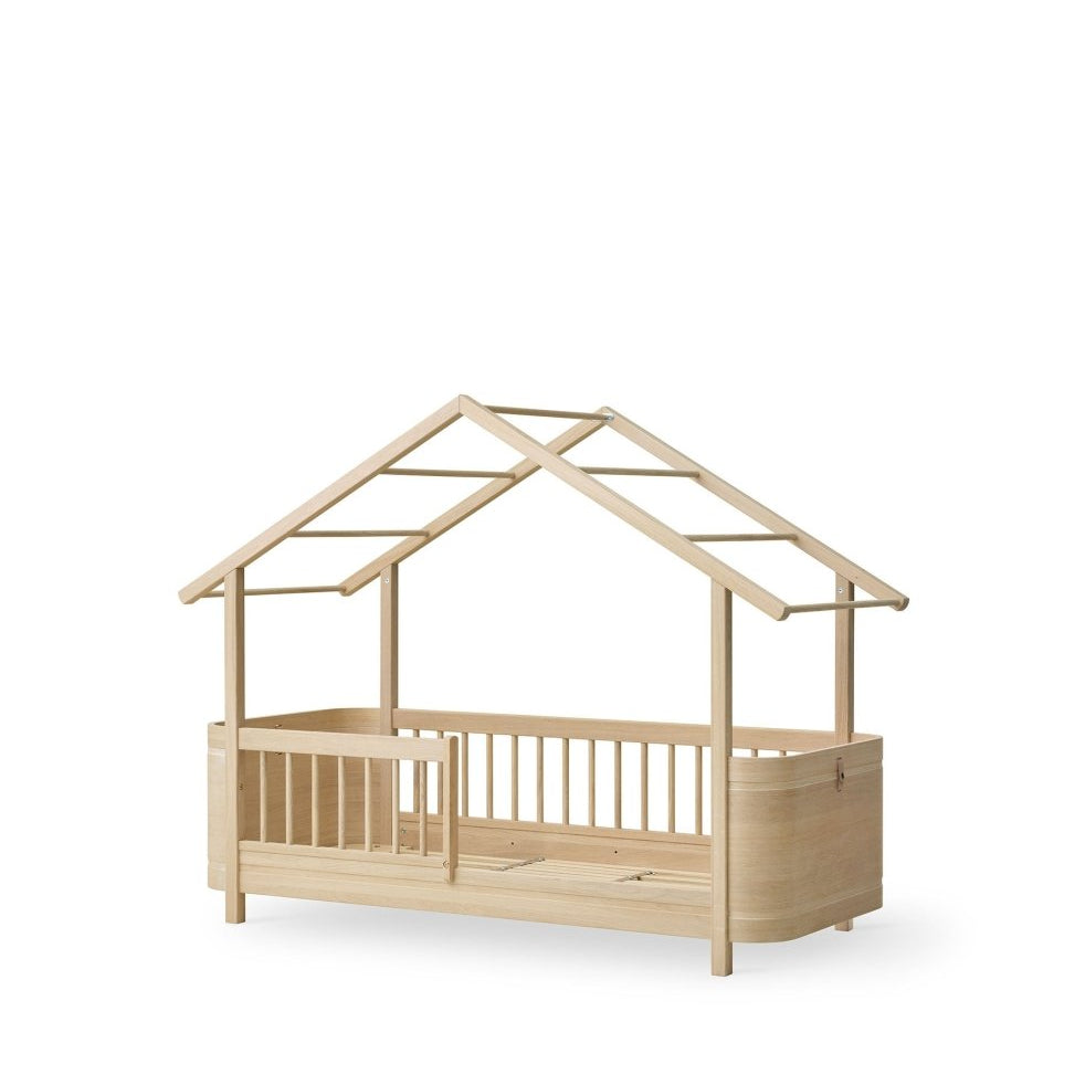 Mini+ House Bed - Oak – Single Beds for children, available at Learning Bugs UK