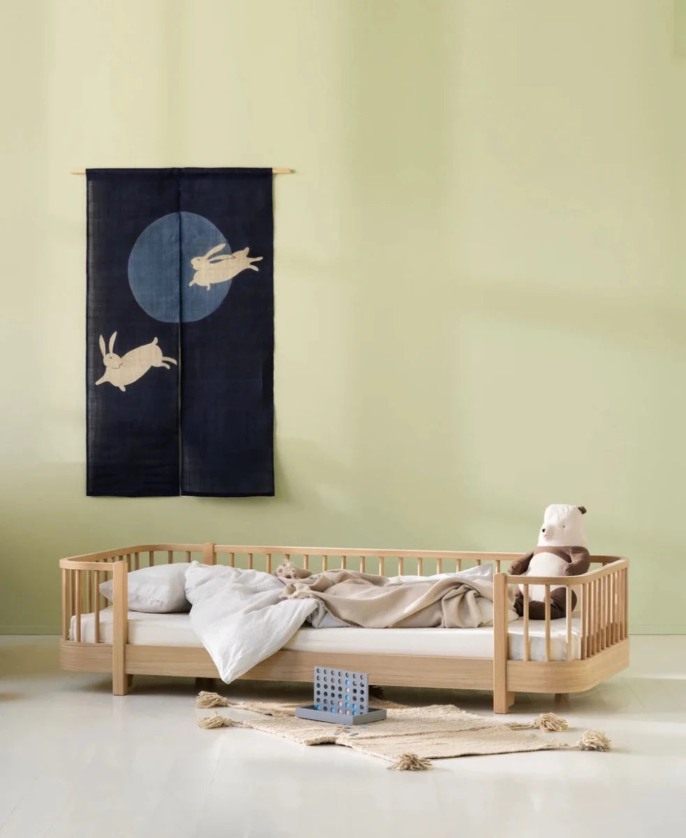 Oliver Furniture Wood Original Floor Bed - Oak – Floor Beds for children, available at Learning Bugs UK