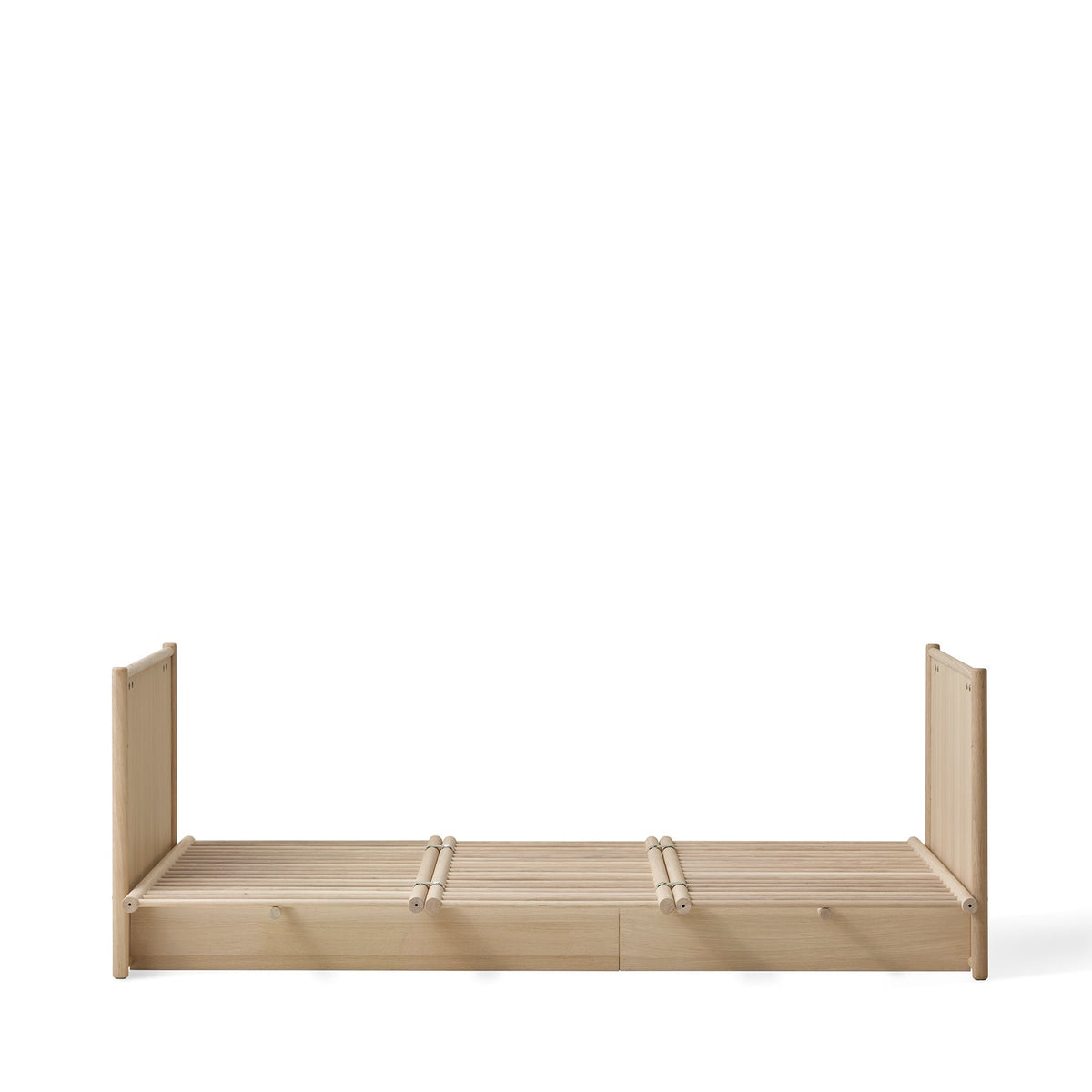 Oliver Furniture Camp Novel Cot Bed & Bed - Oak – Cot Bed for children, available at Learning Bugs UK