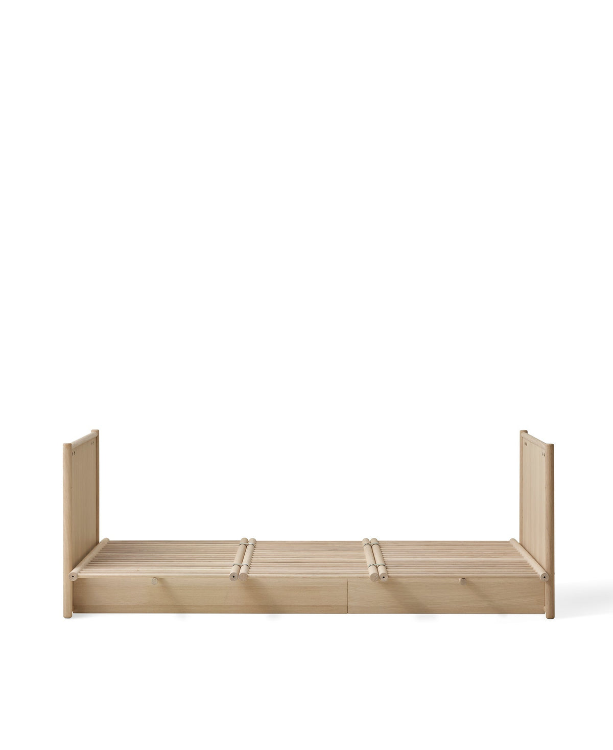 Oliver Furniture Camp Novel Cot Bed & Bed - Oak – Cot Bed for children, available at Learning Bugs UK