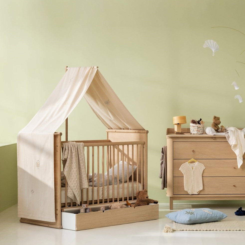 Oliver Furniture Camp Novel Cot Bed & Bed - Oak, view 10