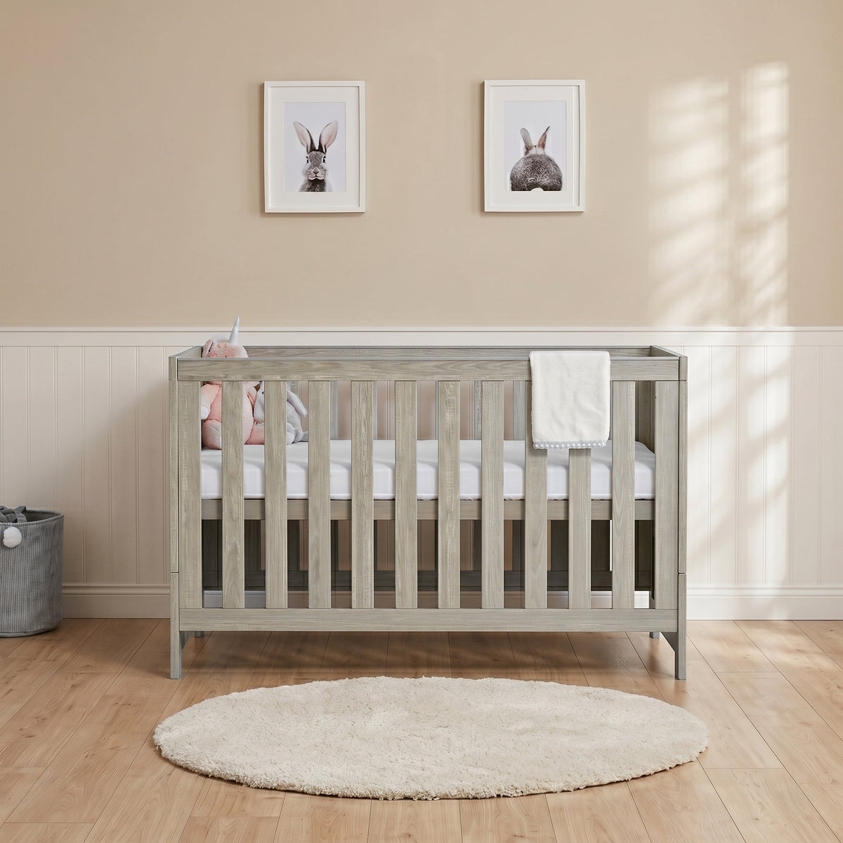 Obaby Nika 3 Piece Room Set - Grey Wash