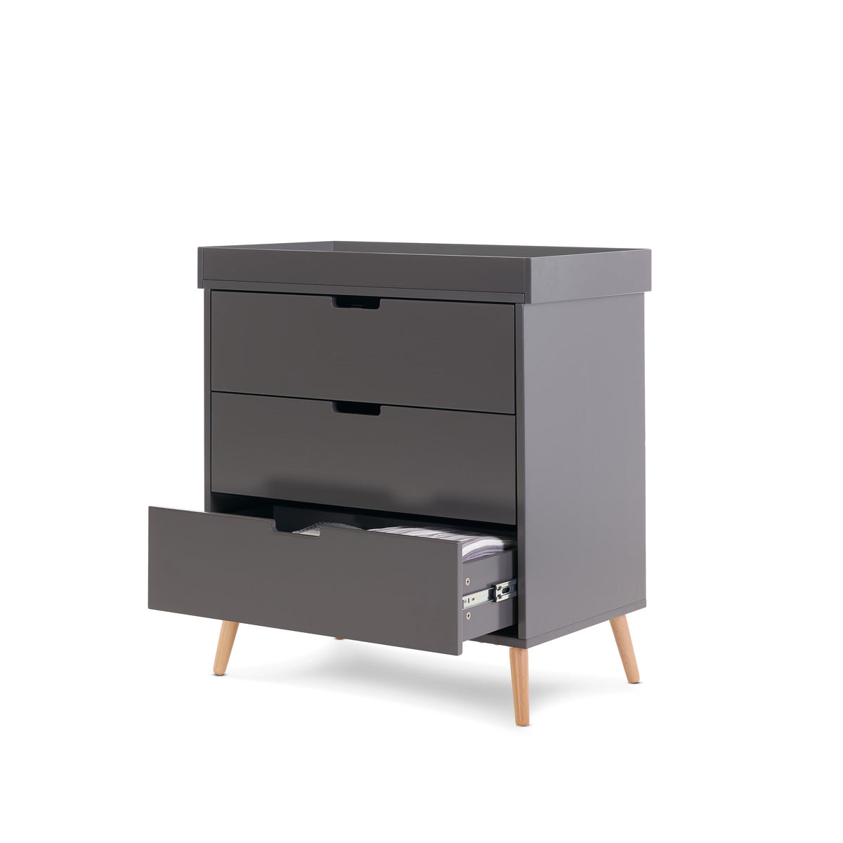 Obaby Maya 3 Piece Room Set - Slate With Natural