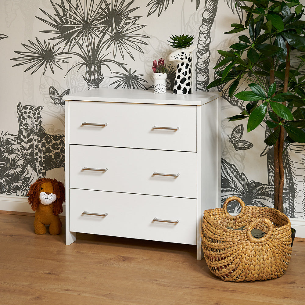 Obaby Nika Mini 2 Piece Room Set - White Wash