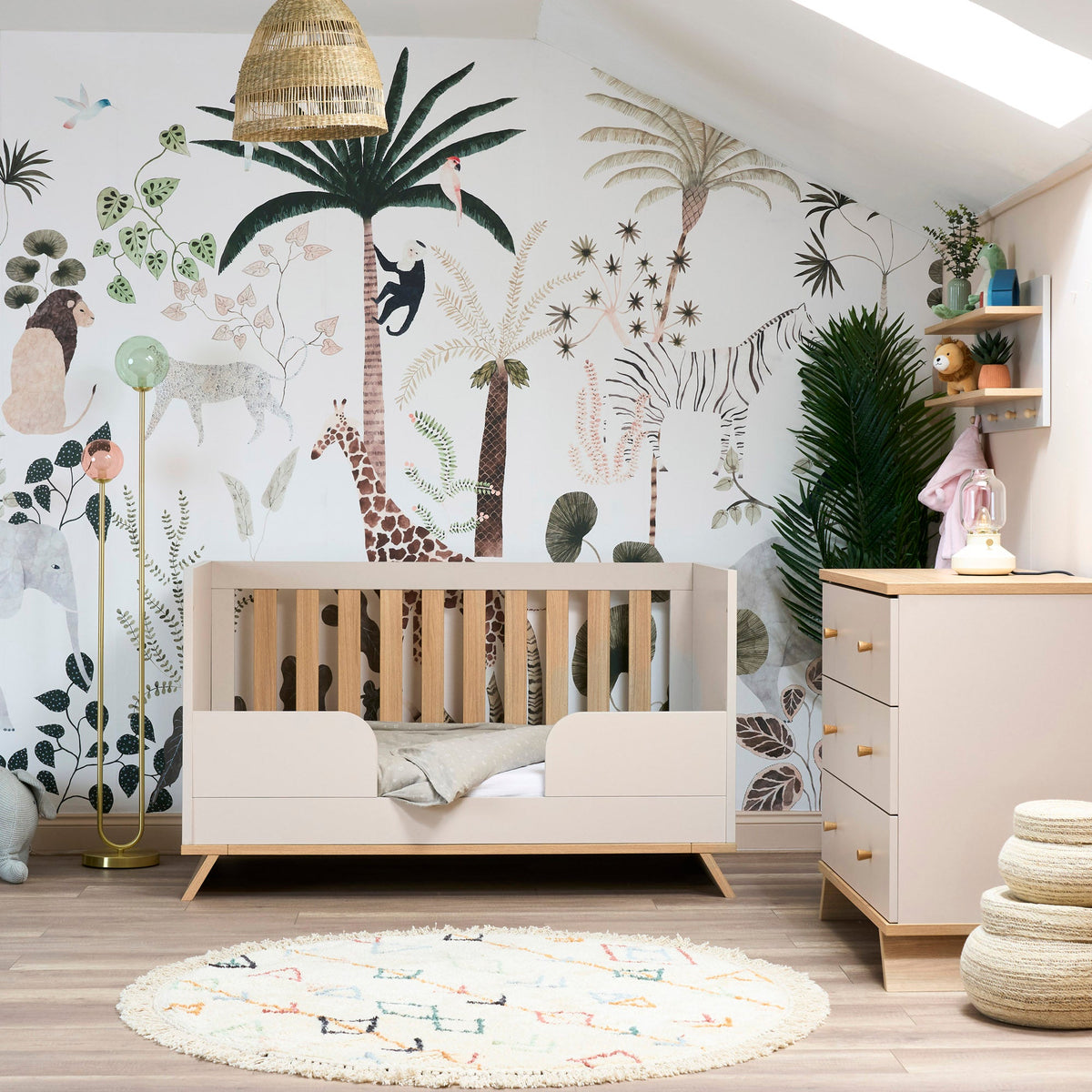 Obaby Thea 3 Piece Nursery Room Set - Latte