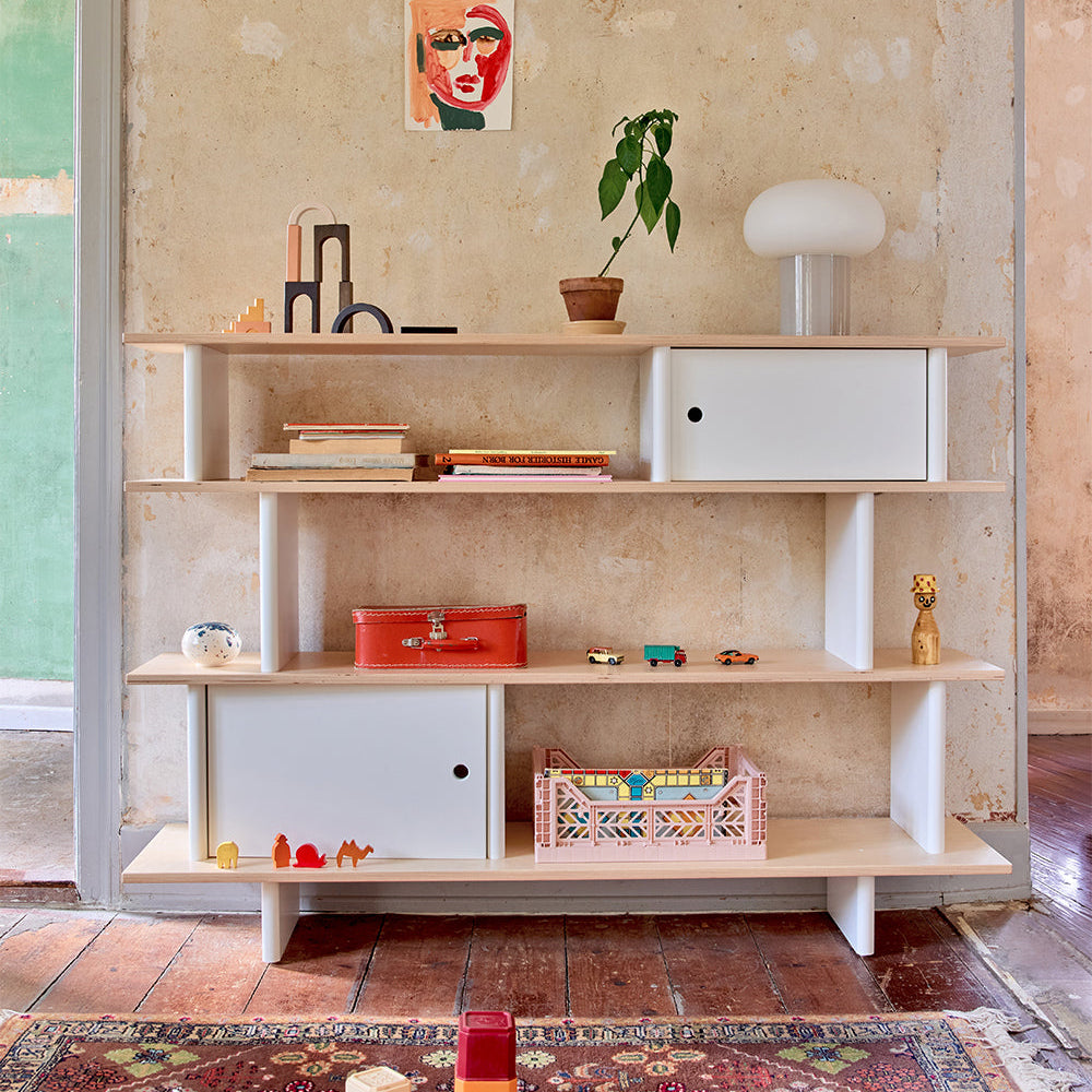 Oeuf Mini Library - White & Birch, view 6