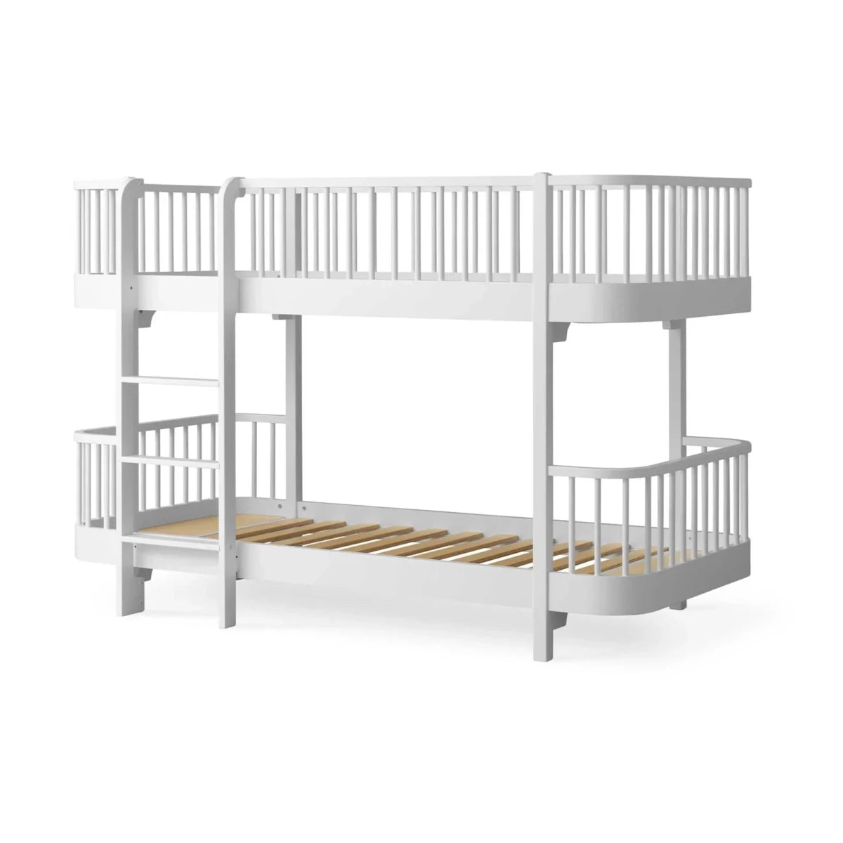 Wood Original Low Bunk Bed - White – Bunk Beds for children, available at Learning Bugs UK