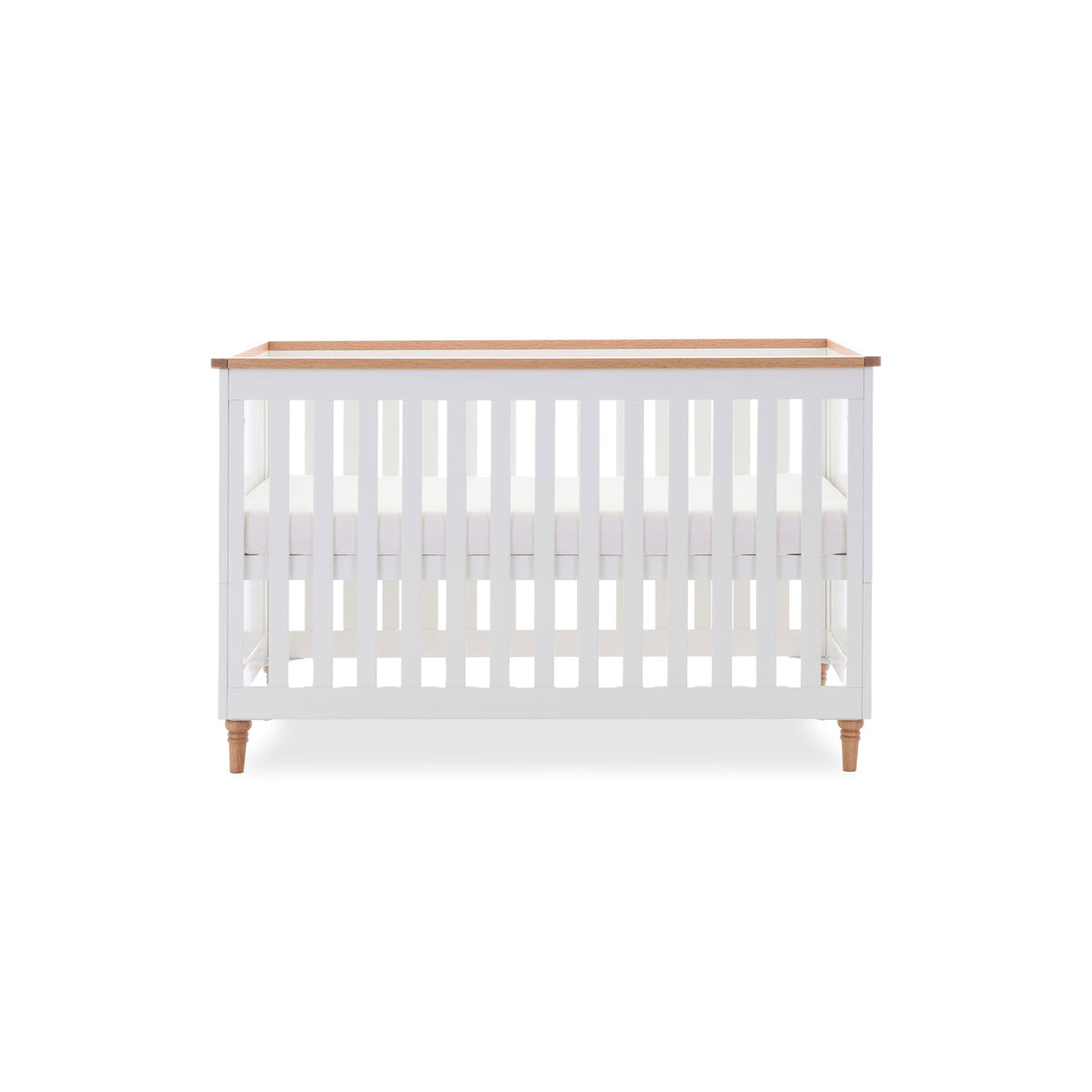 Obaby Orla Cot Bed - White With Oak