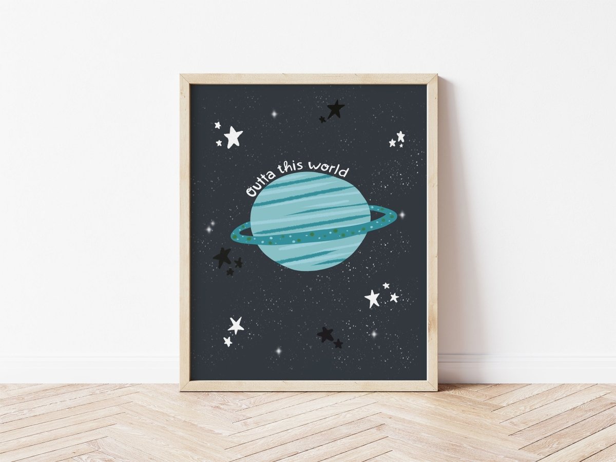 Outta This World Print – for children, available at Learning Bugs UK
