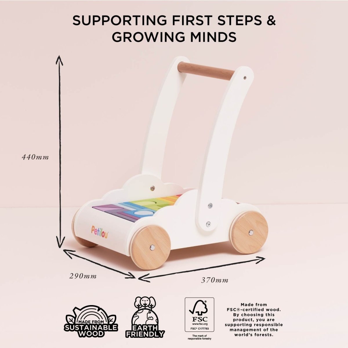 Rainbow Baby Walker & Puzzles – Educational Toys for children, available at Learning Bugs UK