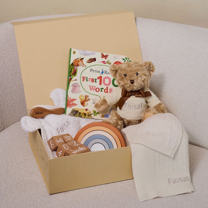 Ultimate Luxury Cashmere Gift Set - Ivory – for children, available at Learning Bugs UK