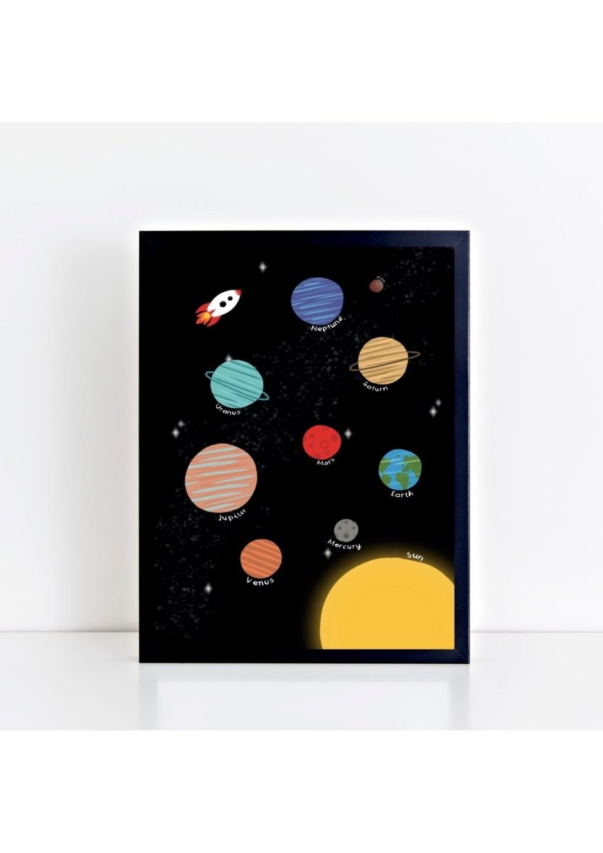 Planets 2 Print – for children, available at Learning Bugs UK