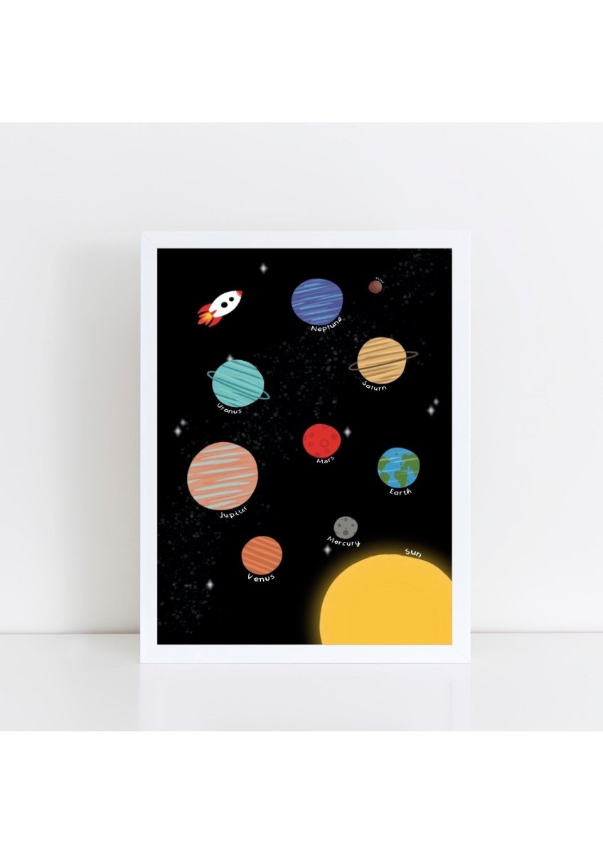 Planets 2 Print – for children, available at Learning Bugs UK