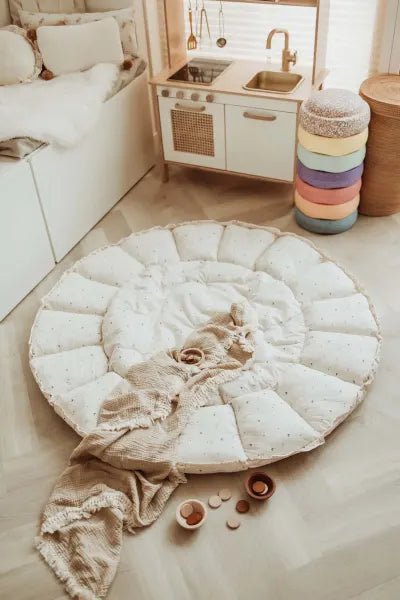 Play&Go Coco Organic Babymat - Fleuri or Moon – for children, available at Learning Bugs UK