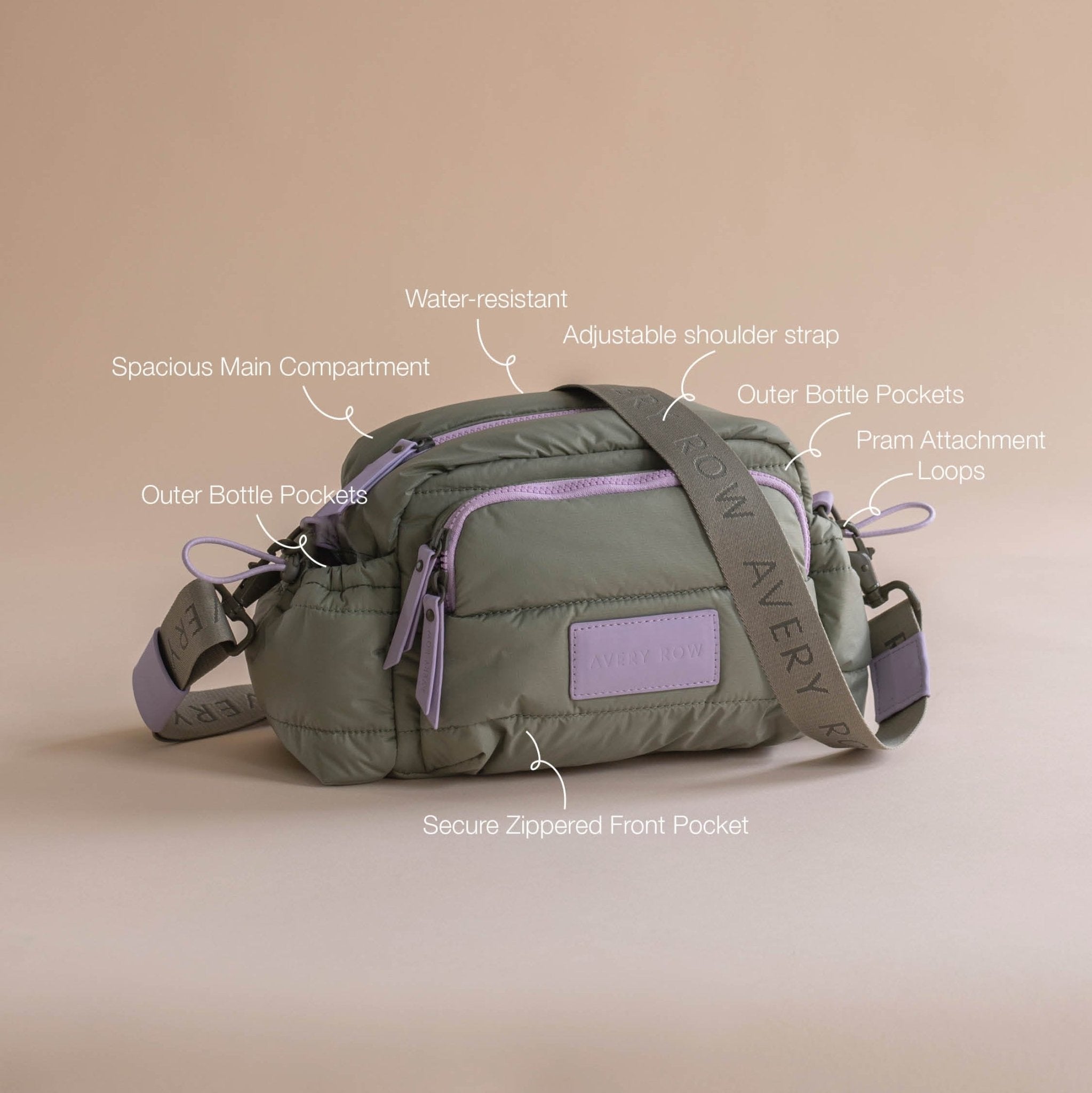 Buy Pram Organiser Bag - Olive | Changing Bags & Travel Changing Mats for kids by Learning Bugs UK