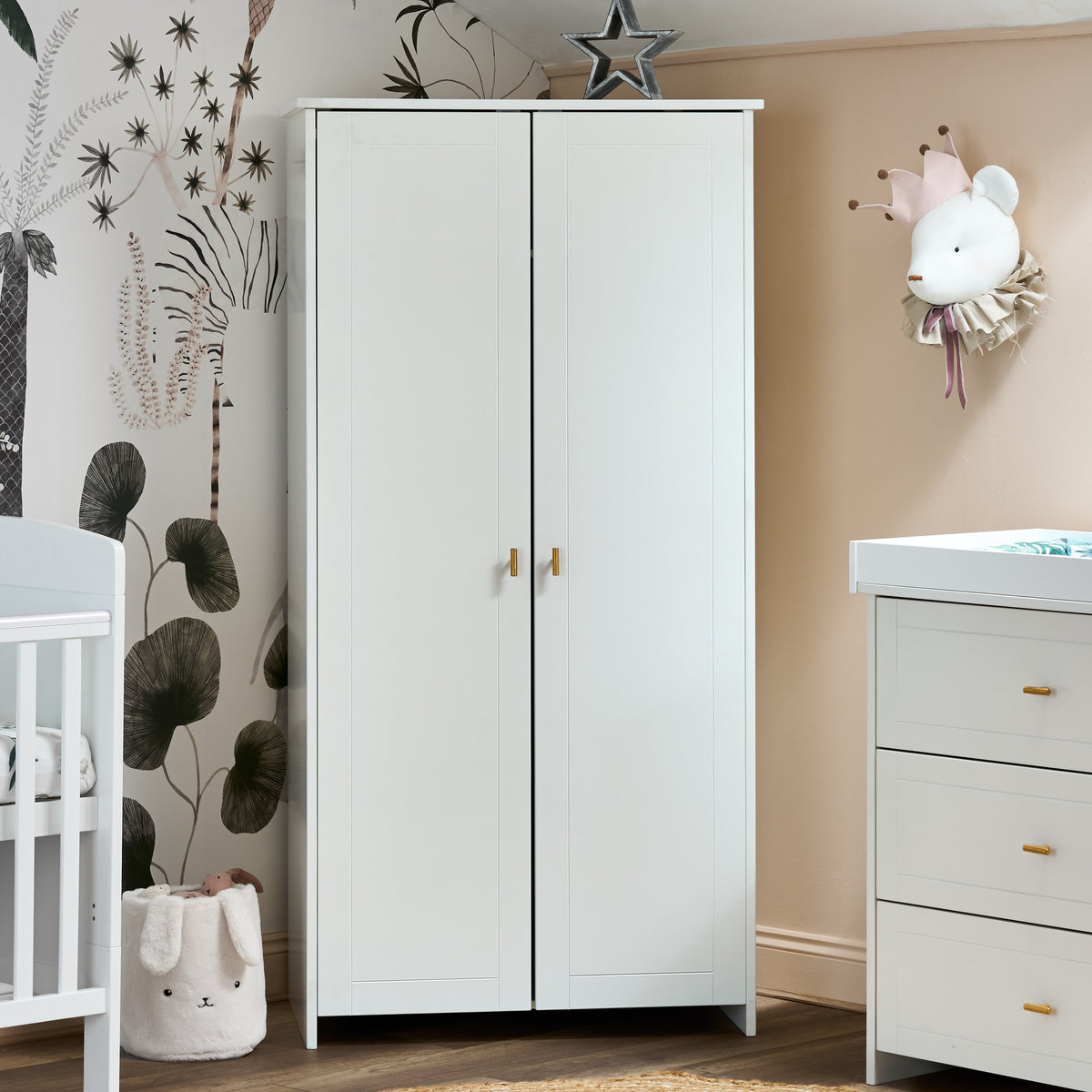 Obaby Gracie Mini 3 Piece Room Set - White