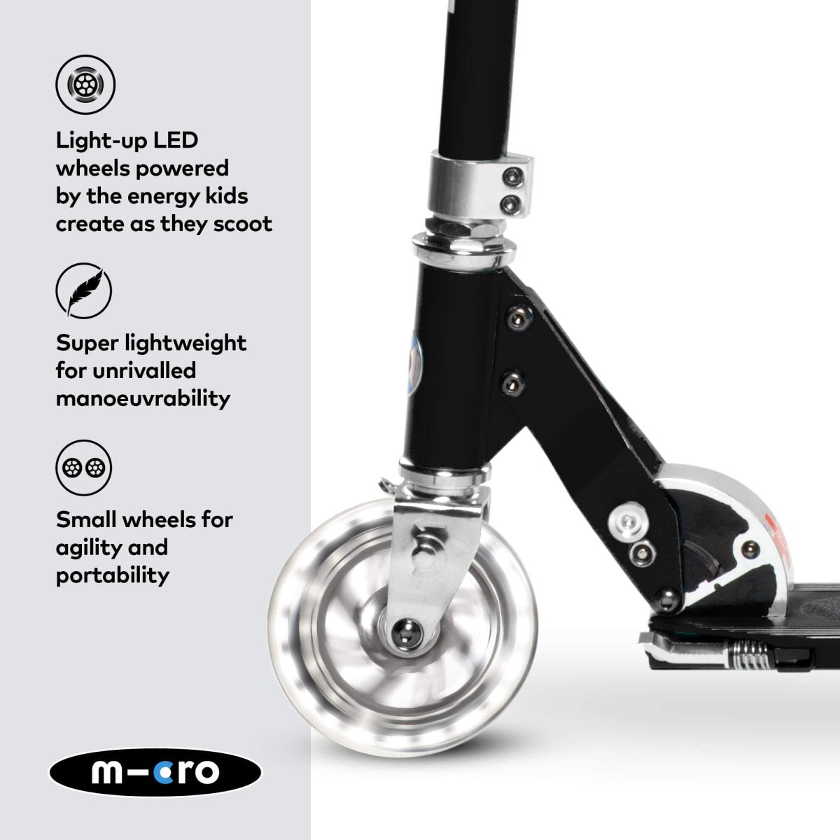 Micro Scooters Micro Sprite LED Scooter – Scooters for children, available at Learning Bugs UK