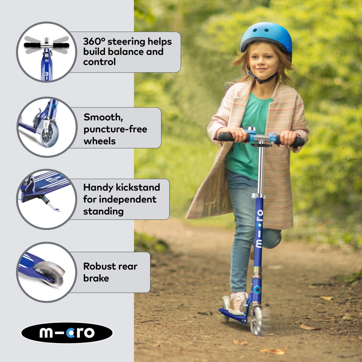 Micro Scooters Micro Sprite LED Scooter – Scooters for children, available at Learning Bugs UK