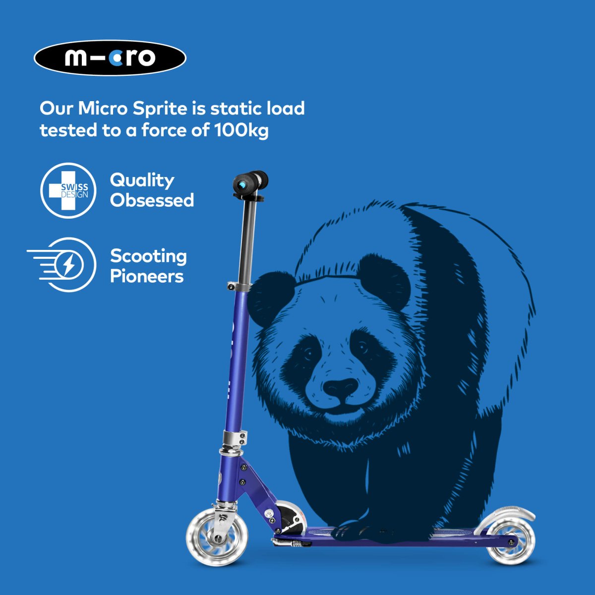 Micro Scooters Micro Sprite LED Scooter – Scooters for children, available at Learning Bugs UK