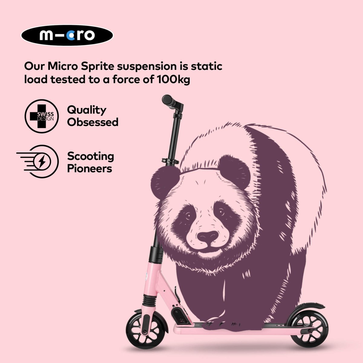 Micro Sprite Suspension Scooter – for children, available at Learning Bugs UK