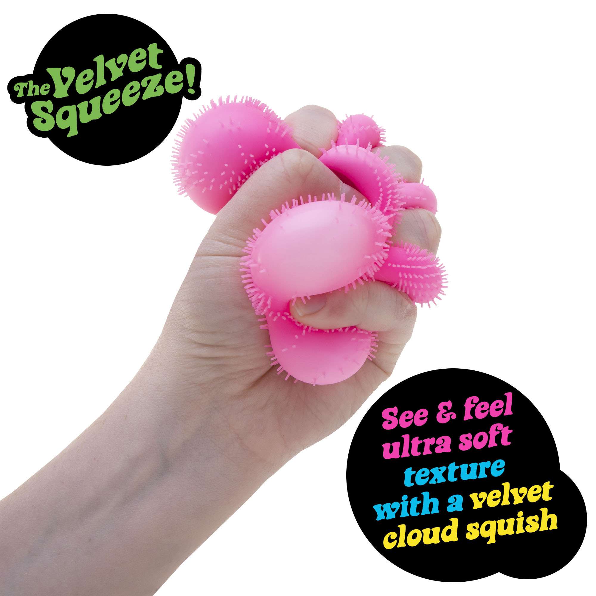 NeeDoh Fuzz Ball Flower Power – Soft & Fuzzy Sensory Toy