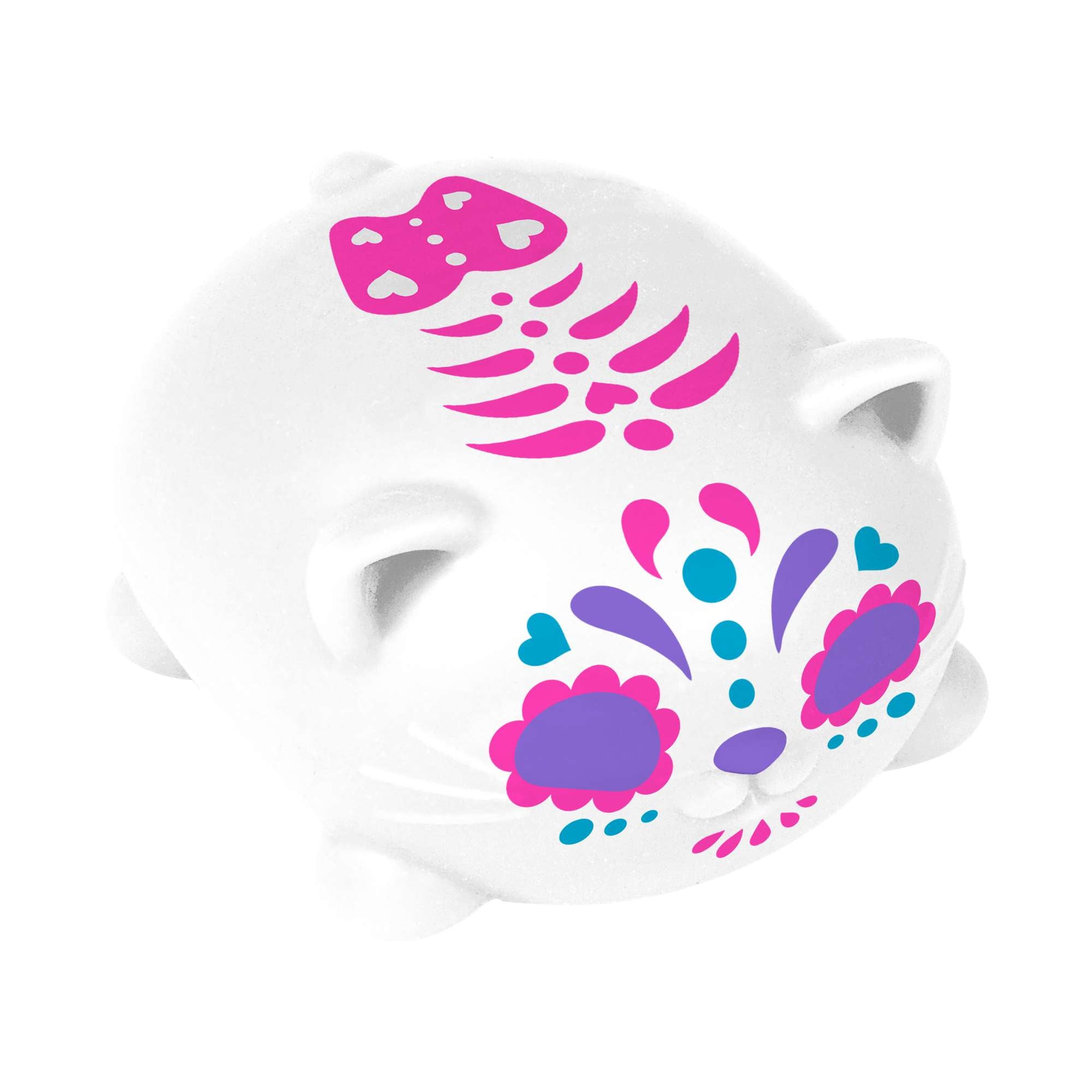 NeeDoh Sugar Skull Cats – Glow in the Dark Halloween