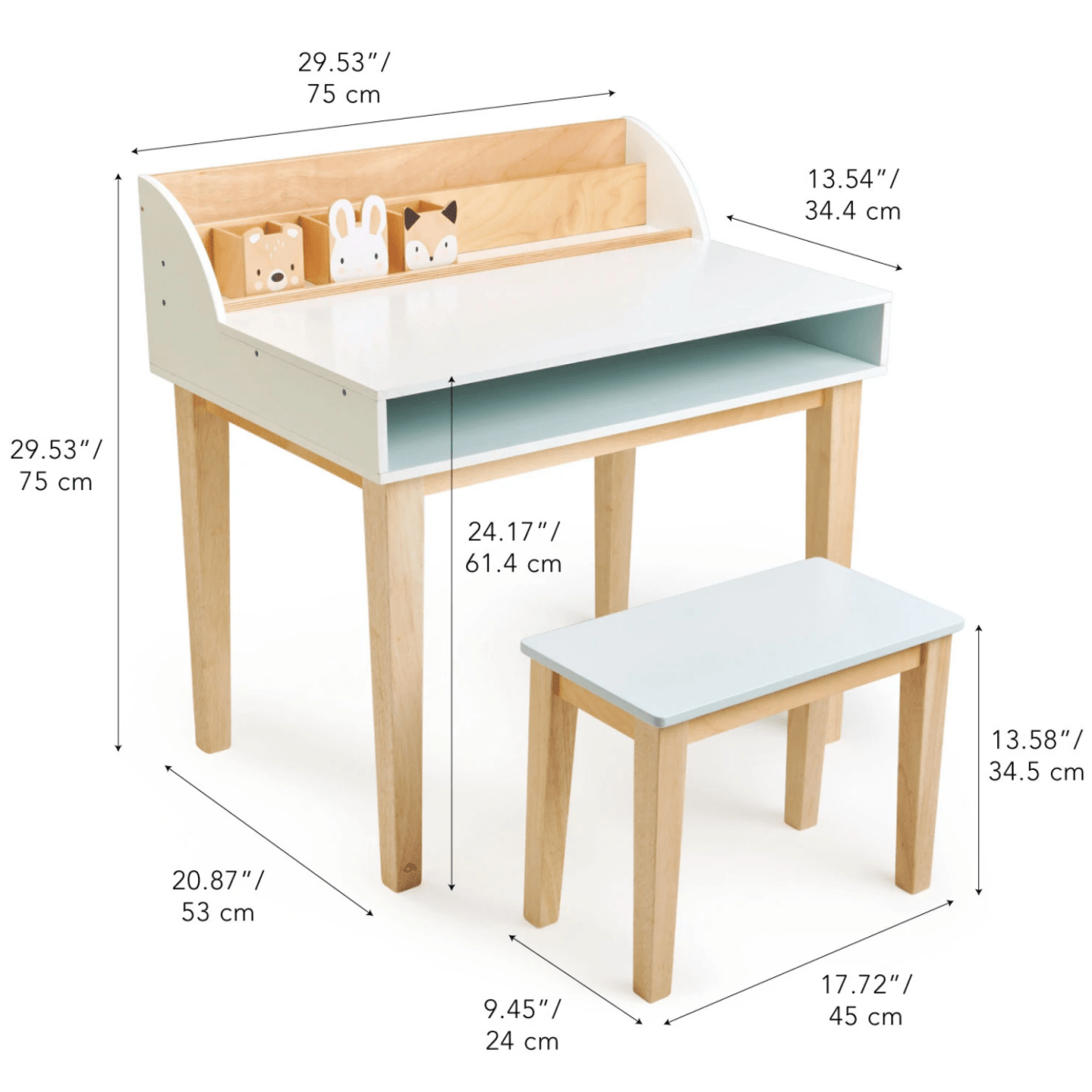 Desk and Chair – for children, available at Learning Bugs UK