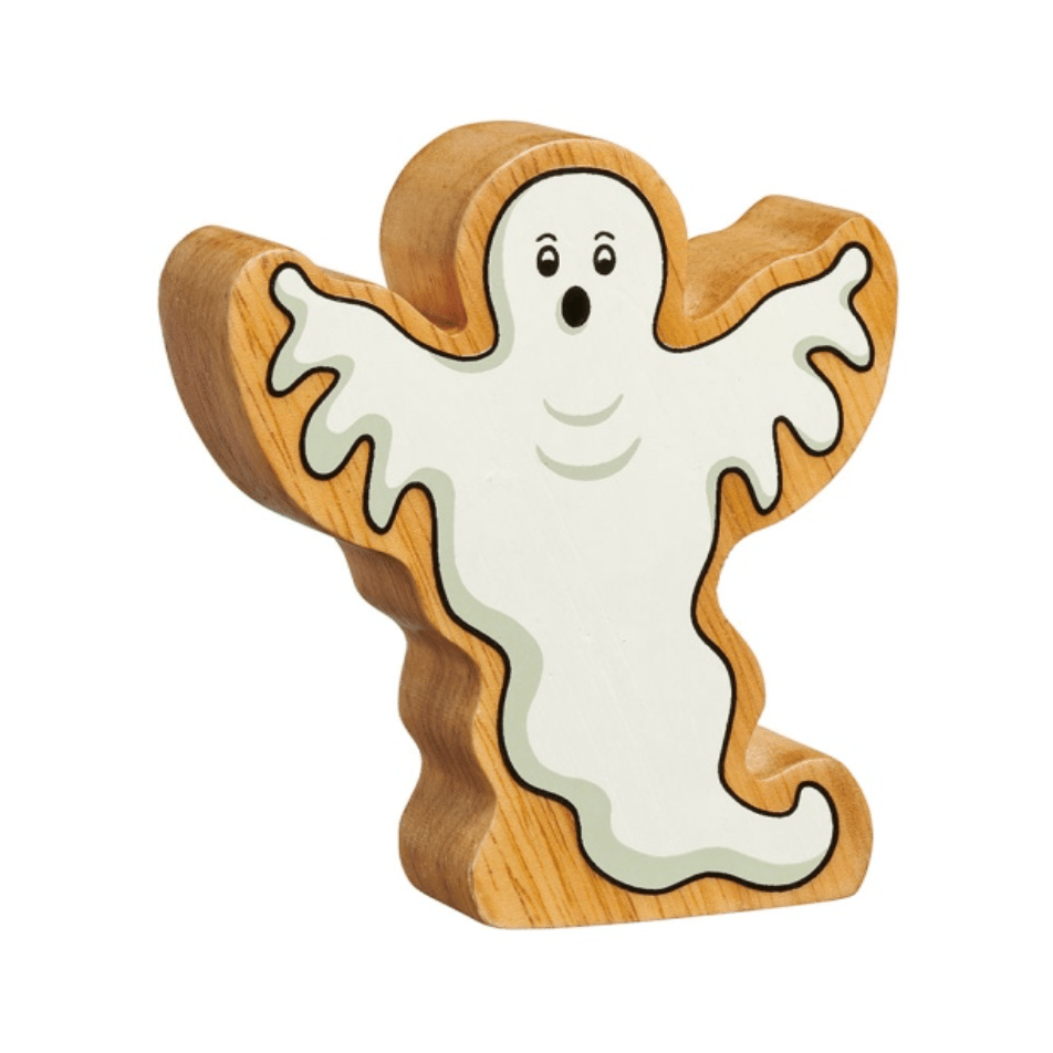Buy Lanka Kade Wooden White Ghost Toy | for kids by Learning Bugs UK