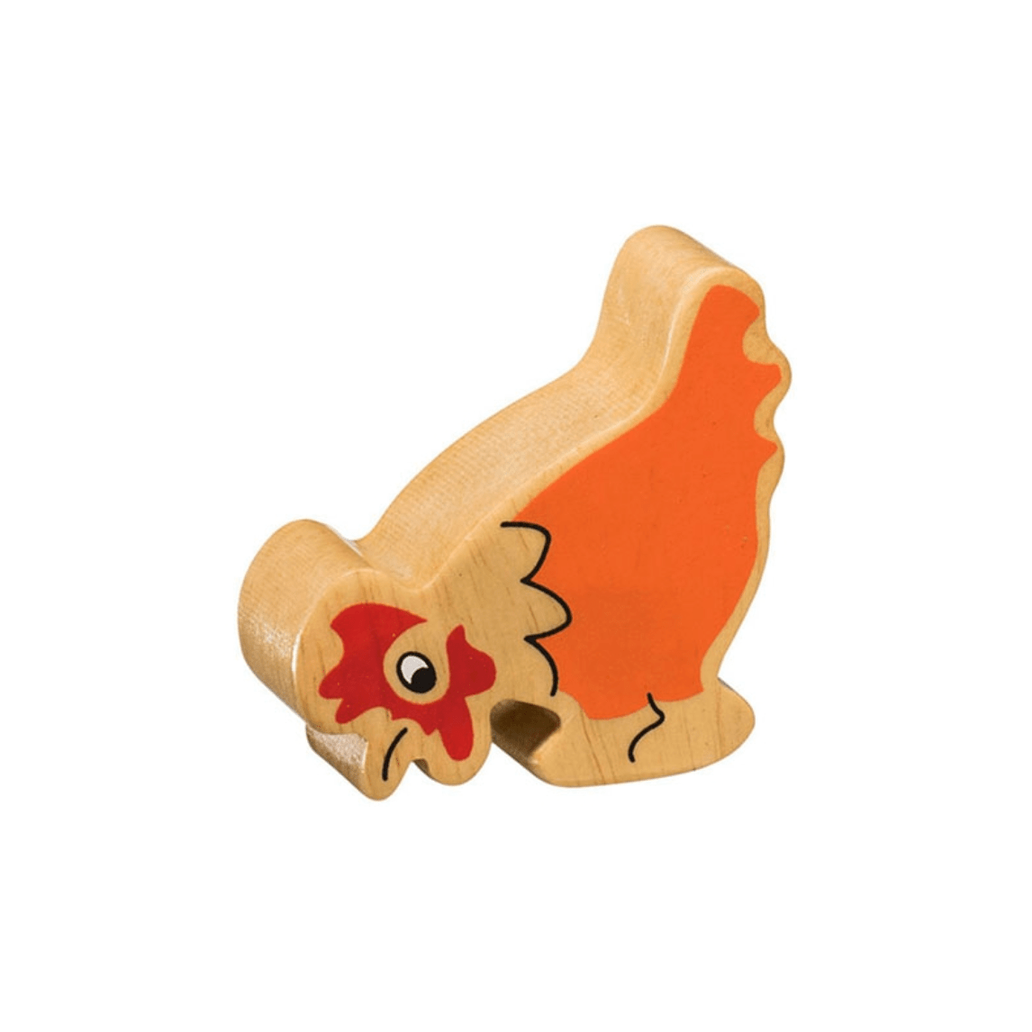 Wooden Hen Figure – for children, available at Learning Bugs UK