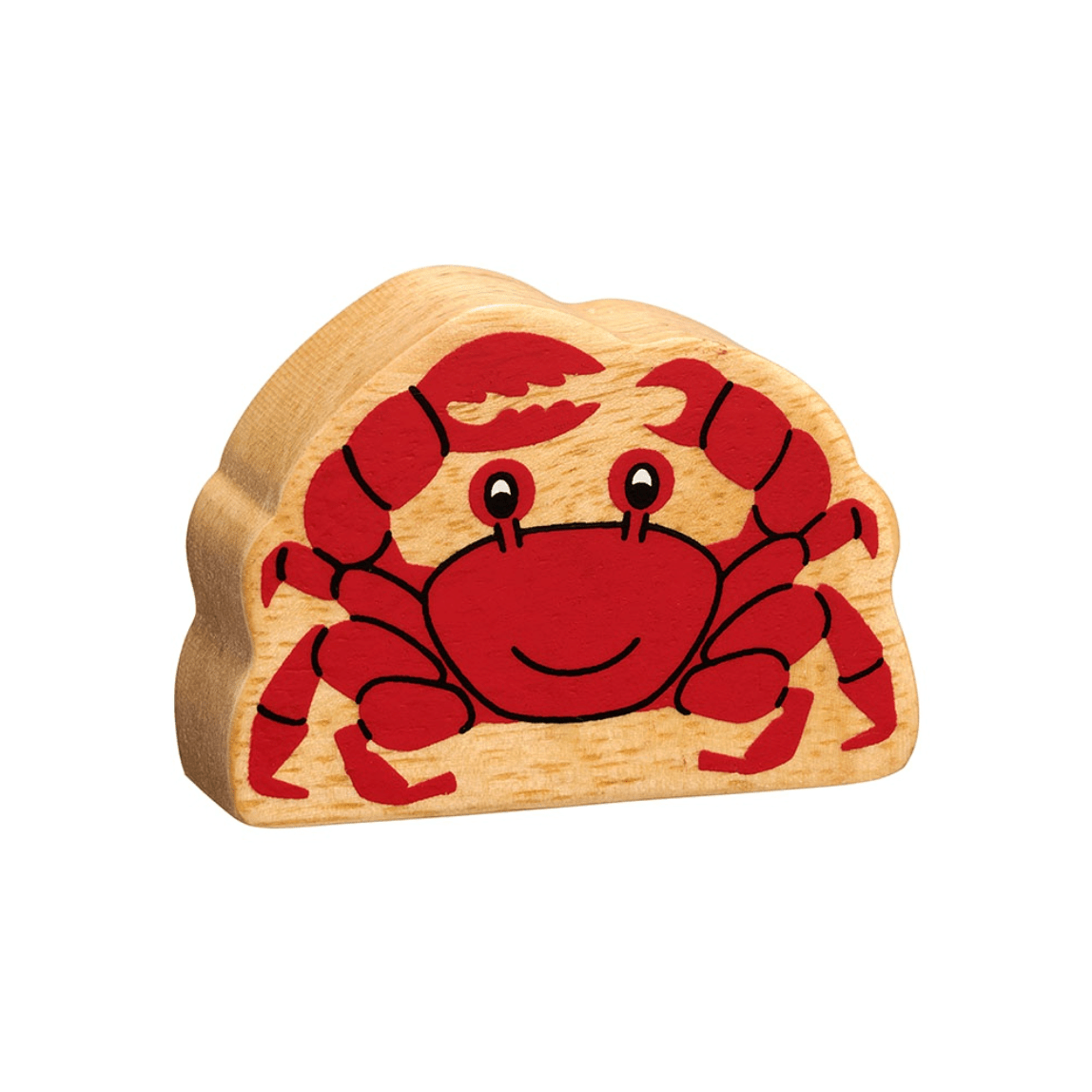 Wooden Crab Figure – for children, available at Learning Bugs UK