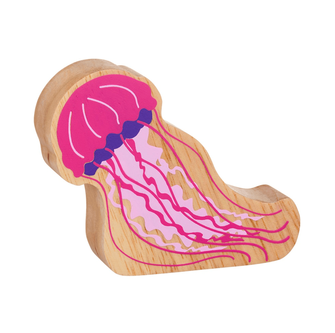 Wooden Jellyfish Figure – for children, available at Learning Bugs UK