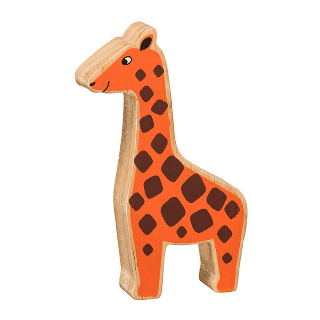 Wooden Giraffe Figure – for children, available at Learning Bugs UK