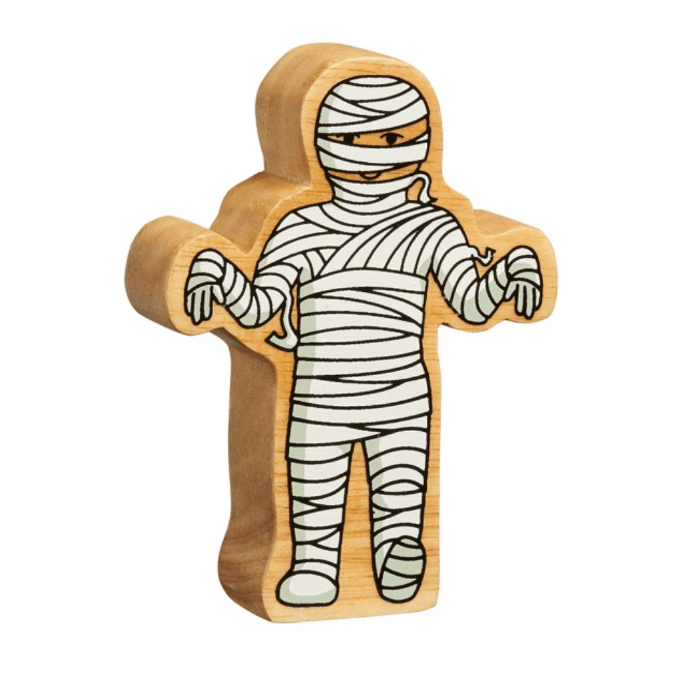 Buy Lanka Kade Wooden White Mummy Toy | for kids by Learning Bugs UK