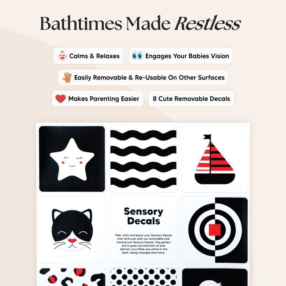 Sensory Decals – Bath Toys for children, available at Learning Bugs UK