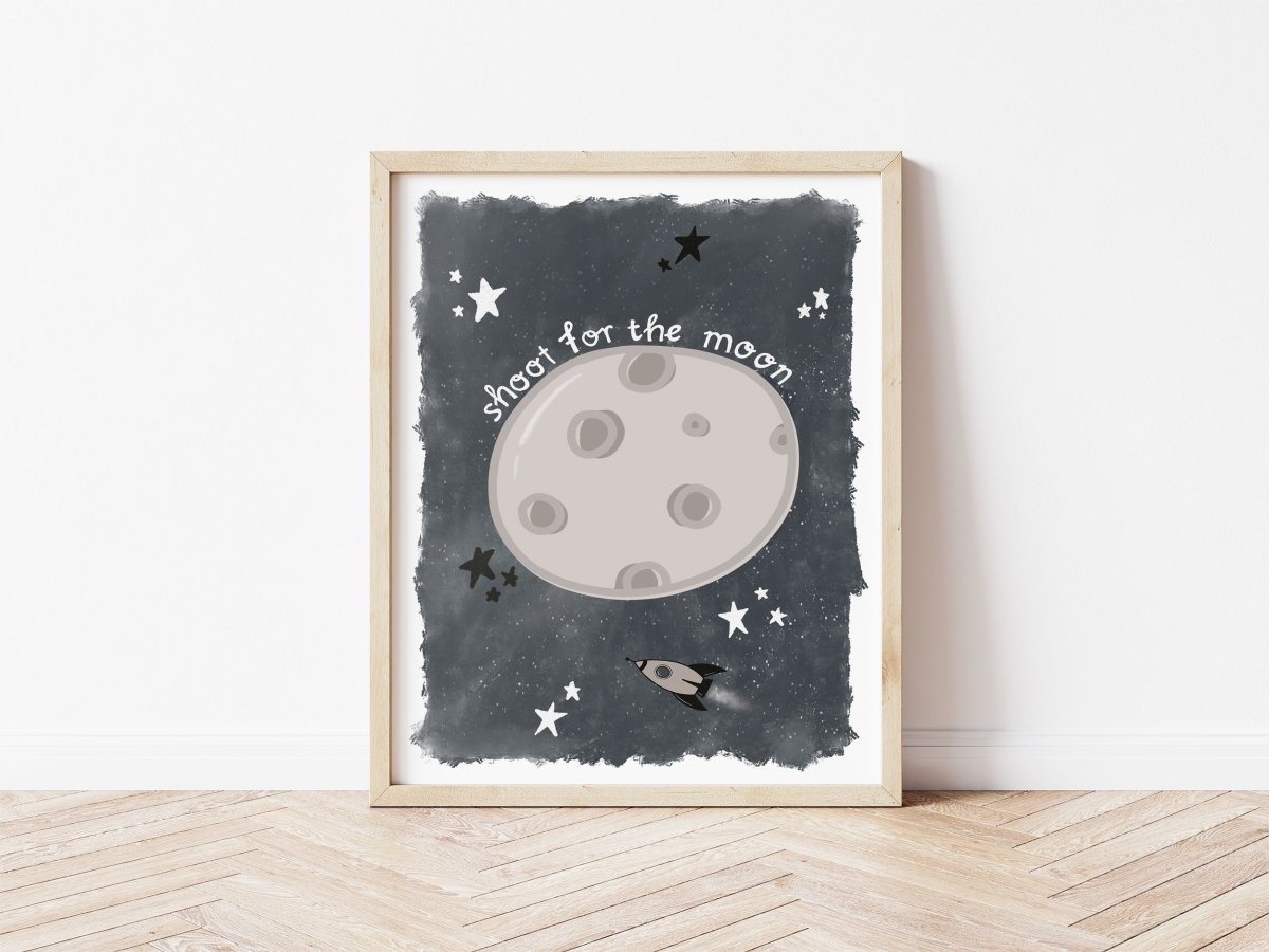 Shoot for the Moon Print – for children, available at Learning Bugs UK