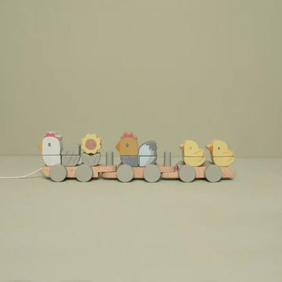 Little Dutch Stacking Train - Chicken by Little Dutch - Learning Bugs UK
