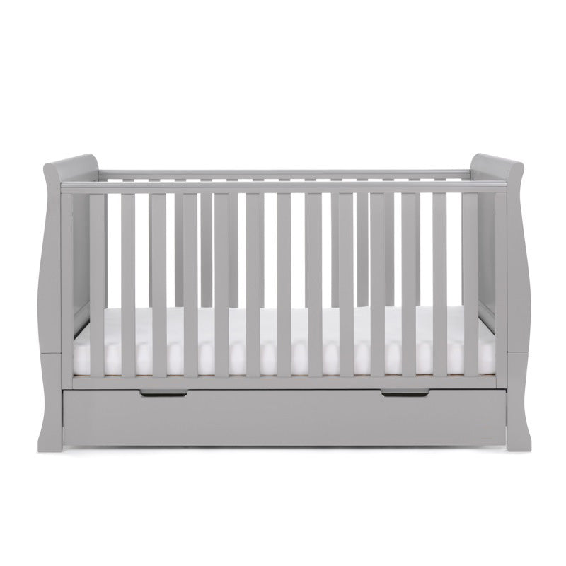 Obaby Stamford Classic Sleigh 2 Piece Room Set - Warm Grey