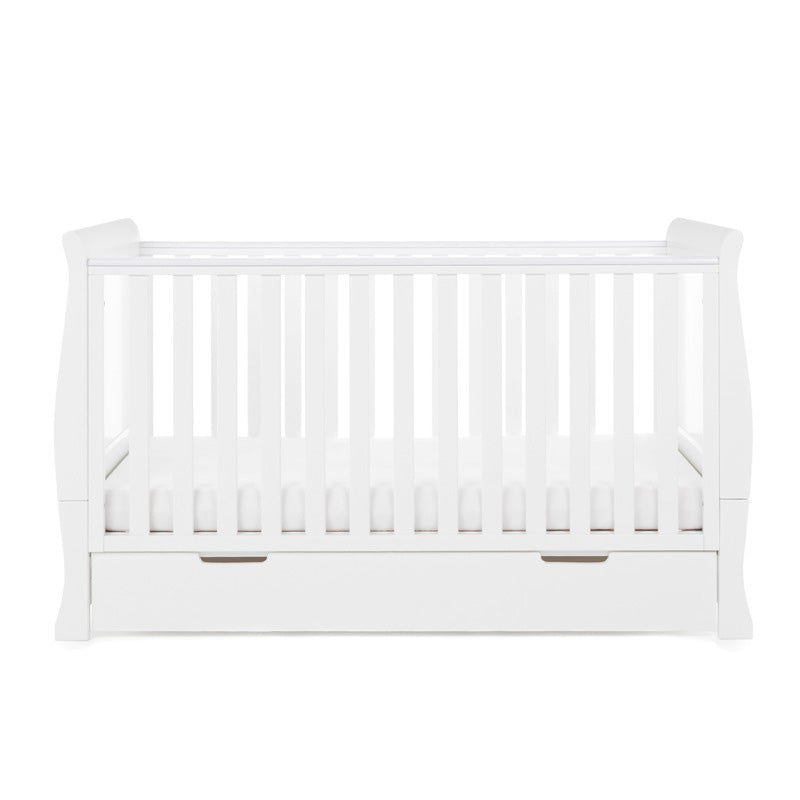 Obaby Stamford Classic Sleigh 2 Piece Room Set - White
