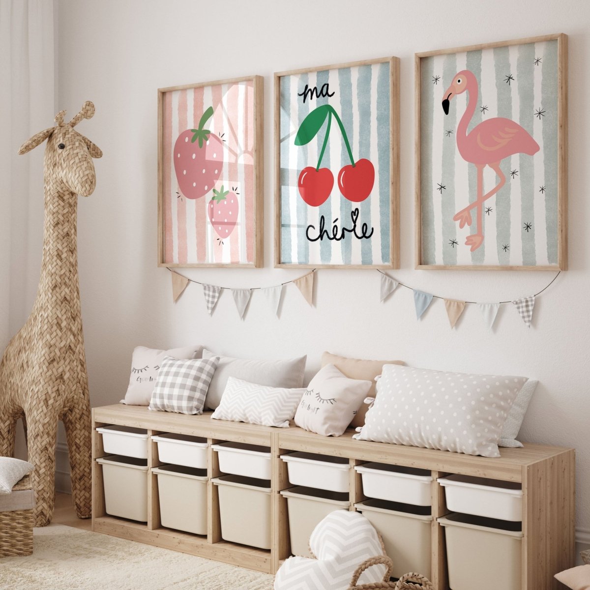 Flamingo print – for children, available at Learning Bugs UK
