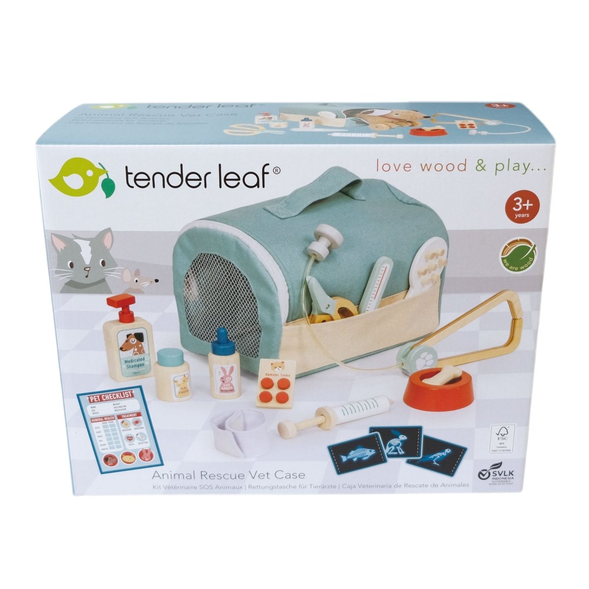 Animal Rescue Vet Set – role play for children, available at Learning Bugs UK