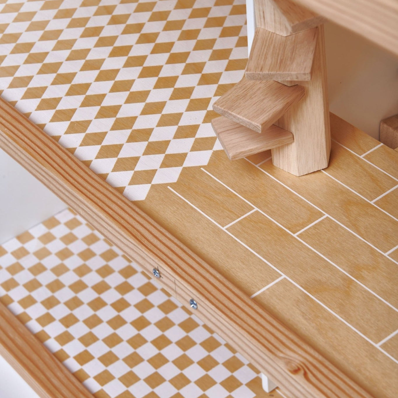 Buy Dovetail House | Wooden dolls house for kids by Learning Bugs UK