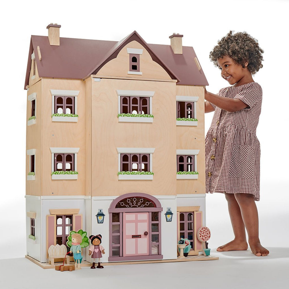 Buy Fantail Hall | Wooden dolls house for kids by Learning Bugs UK