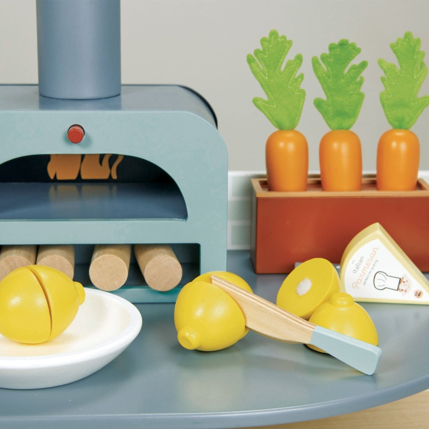 Buy La Fiamma Grand Kitchen | Wooden toy kitchen for kids by Learning Bugs UK