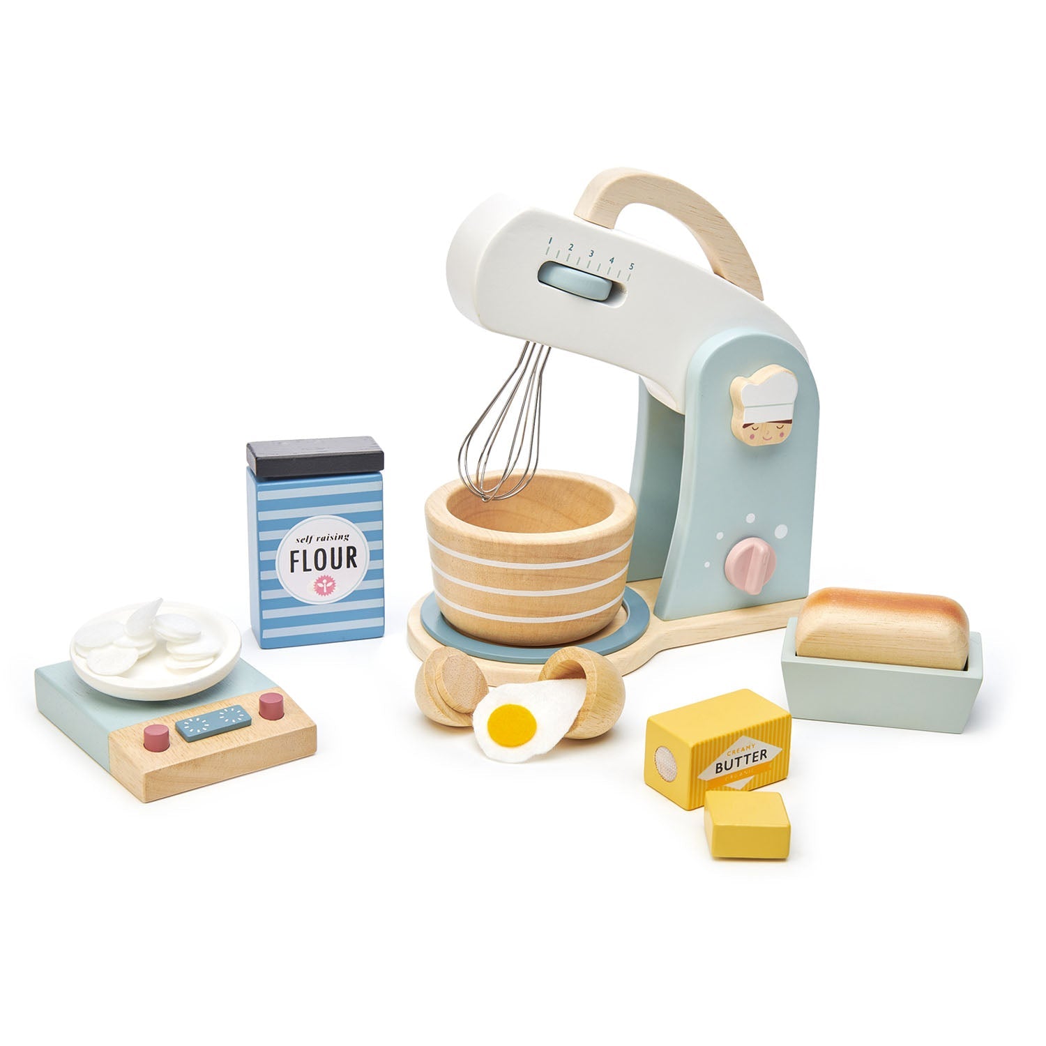 Buy Home Baking Set | Wooden cake mixer for kids by Learning Bugs UK